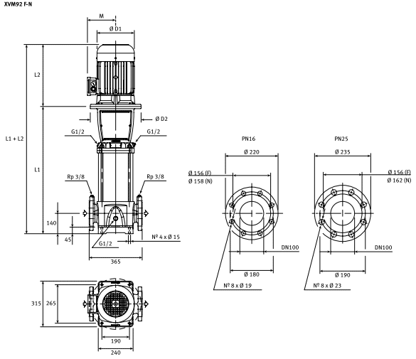 ������������ ���������������� ������ ����� XVM92 04/2N300T 400/690, ���. 140981