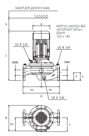 ������������ ������������ �� ����������� � �������� �������� FL 80-125/30 230/400 ���. 0000139672