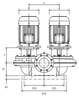 ������������ ������������ �� ����������� � �������� �������� FLSD4 125-250/75 400/690 ���. 0000143517