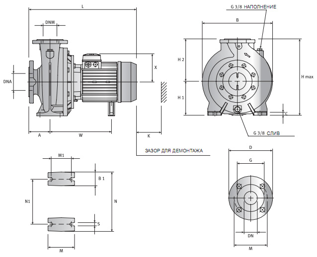 �������������� ������������ ������ FN4 32-125/02A 230/400 ���. 0000139838