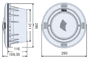 ��������� (13��/12�) � LED ������� 11 ������ (������) Kripsol PHCM 13.C