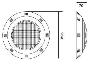 ��������� (15��/12�) c LED- ���������� Emaux LEDP-100 (Opus)