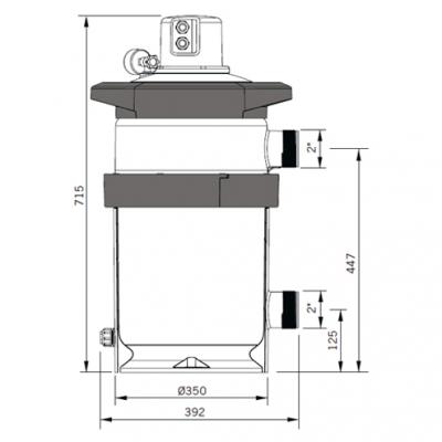 ������� ������ NANOFIBER AUTO 180 Ø 350 ��, 14 �3/�,� ������� ������������, ����� �� 75 �3 ���. 67356