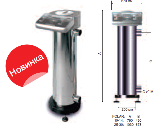 ��������� �� LP 1010428 POLAR-14+ IDEGIS ����. ����� 14 �3/� �� ���������� �������� �������� pH/ORP