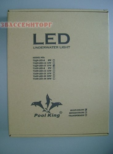 ��������� ���������� ������������ RGB (������������) �� ABS-�������� 12�� POOL KING /TLQP-LED12/