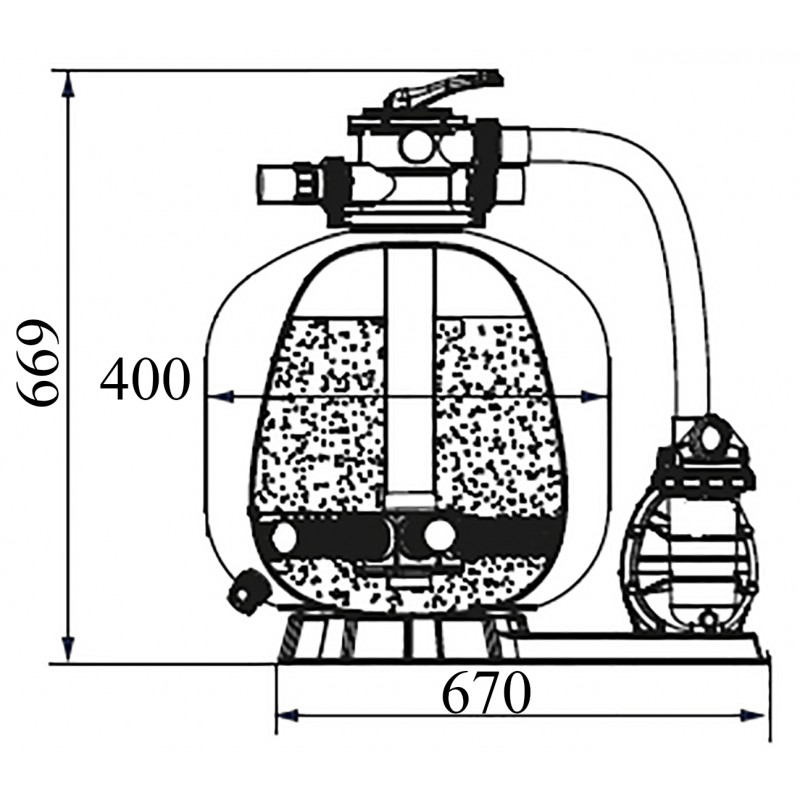�������� �.400��, 5 �³/��� ��� H=6 �, ����� FCP-250S, P.King /SFC018P25/