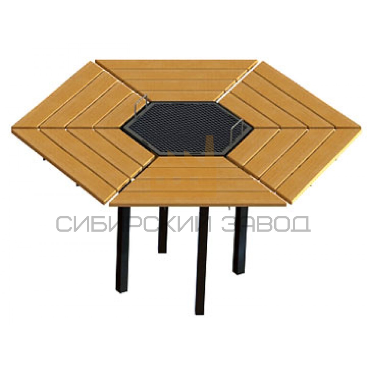 MGRILL 6-�� ������� ���: 45�� �x�x�: 1350��  � 1550��  x 900��