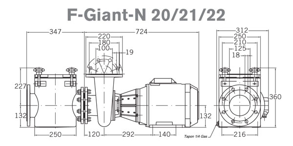 ���������� � ����������������� ������� ������ PSH F-Giant 22 TRB