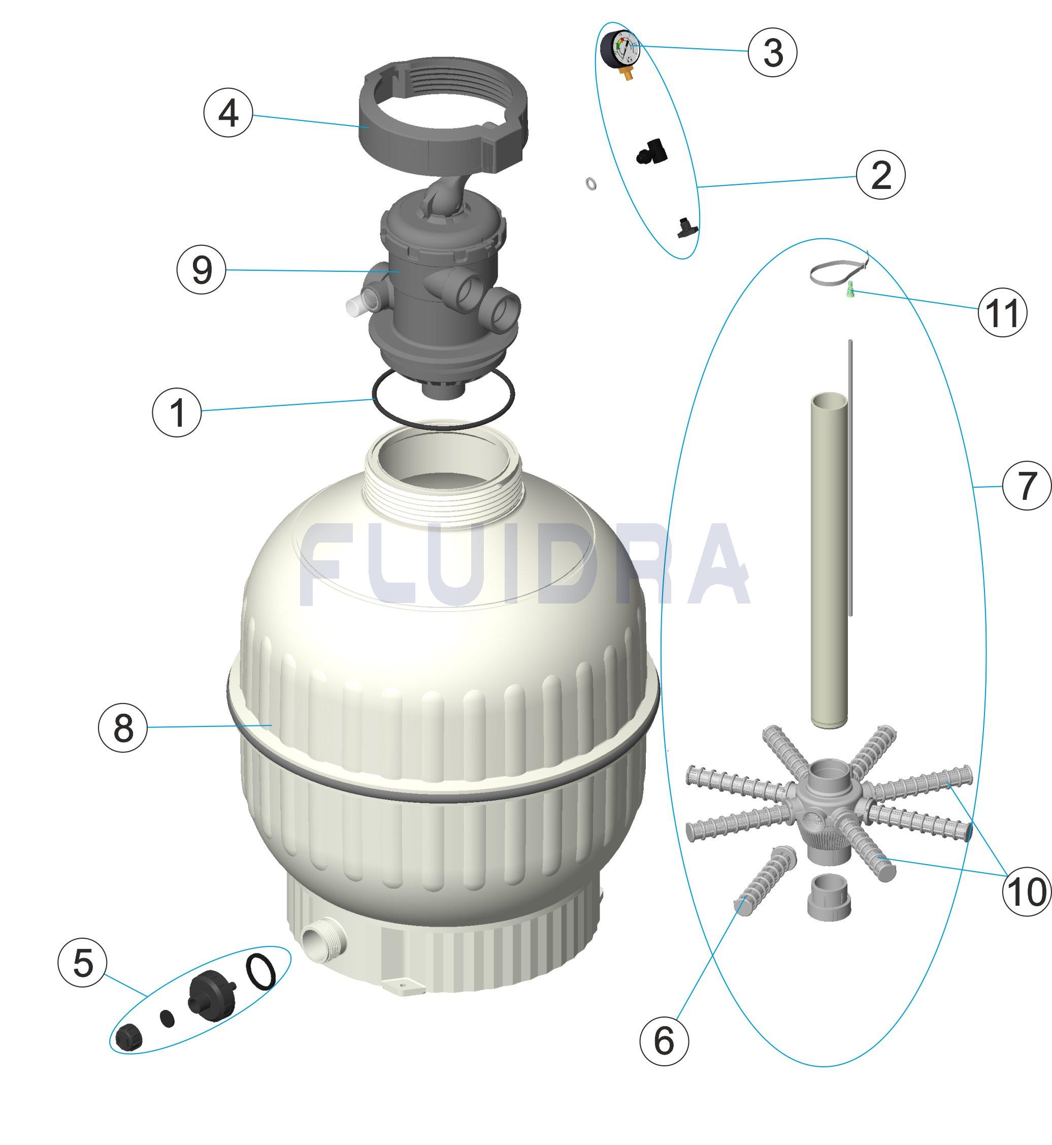 ����������� ������� CANTABRIC Ø 400 ��, 6 �3/�
