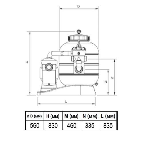 ������� ��������� MILLENNIUM, Ø 560 ��, 12 �3/�, ������� ����������� ���. 23350