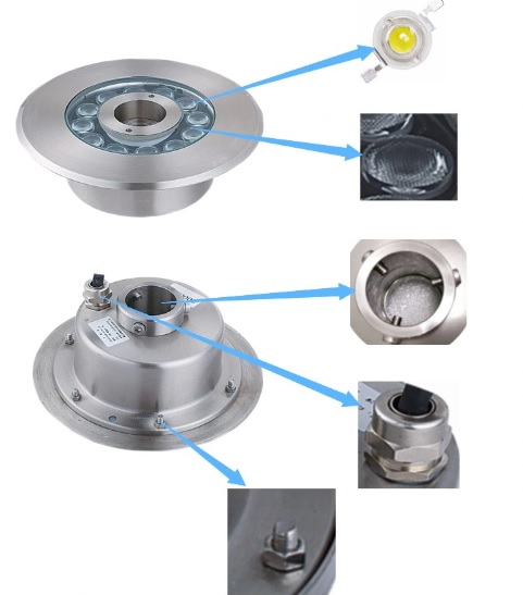����������� ������������ ��� ���������� �������� IP68 / 170AquaGMK- 6W 155MM 25MM,32M M