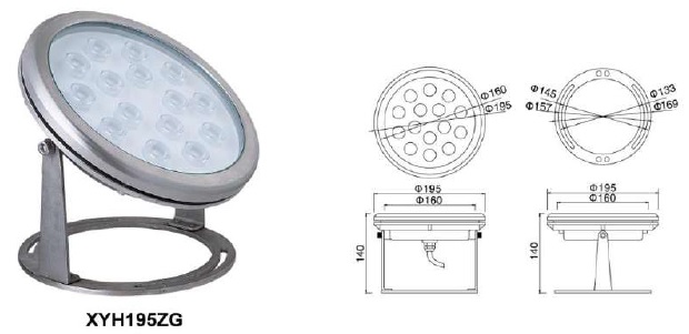����������� ������������ ��������� IP68/ ��������� �� ���������� Aqua195ZG-15W