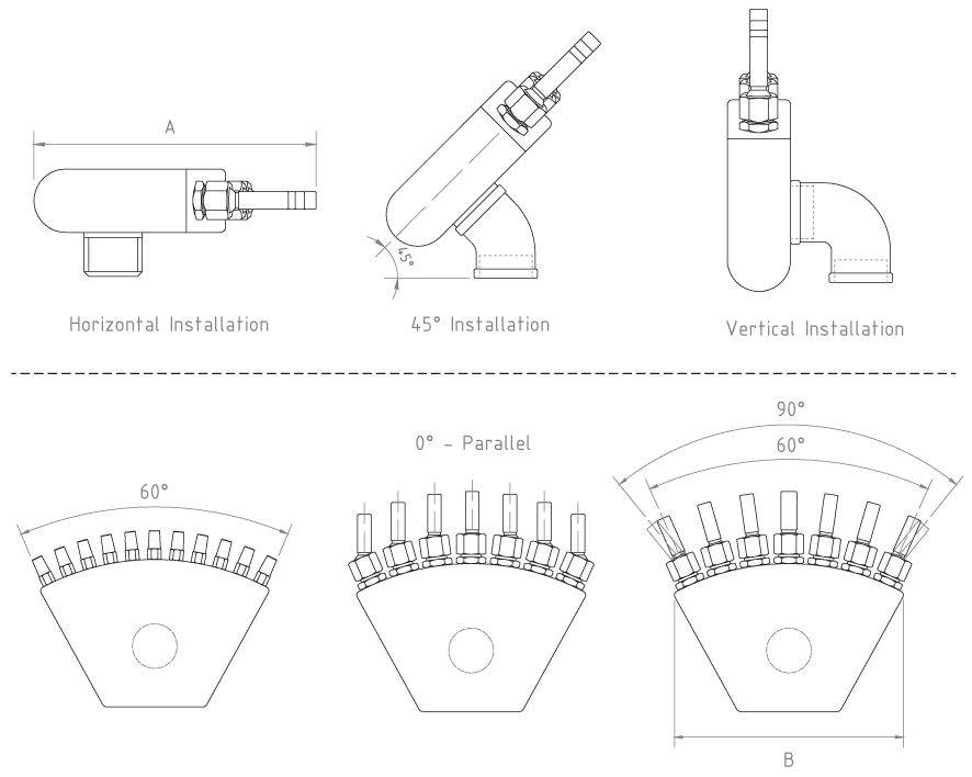 ��������� ������� ������� Phoenix tail nozzle DN 20 mm �� 2.0-4.0 �3/��� ���. BSZ2170