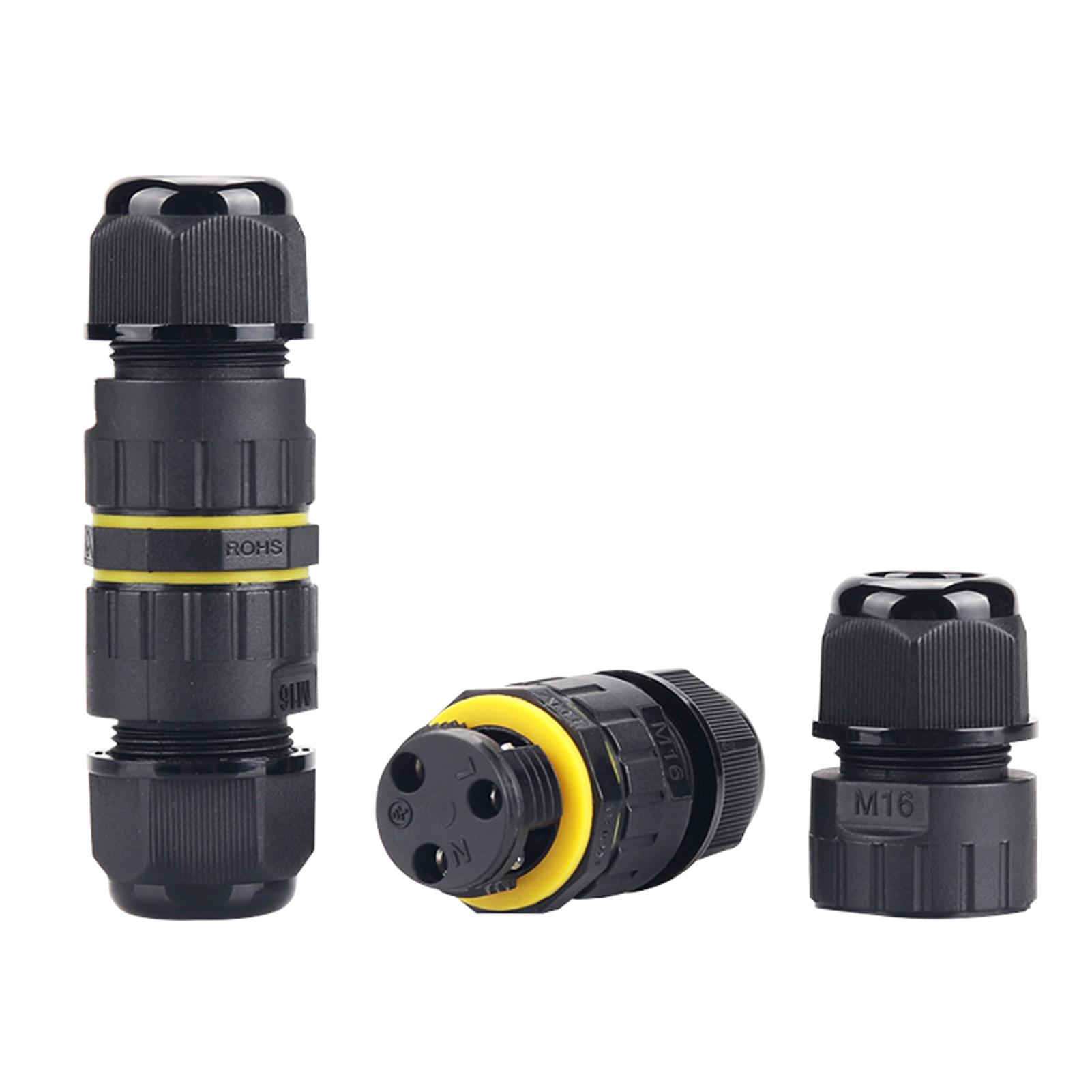  ���������� ��������� ������� 2 x 8 ��, IP68 ������ 3 pin-3.5-7mm 