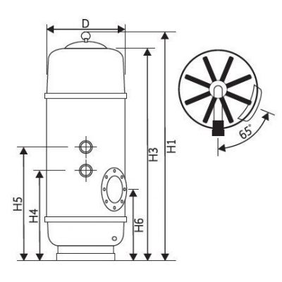 ������ Gemas Filtrex HB, �=630 ��, ������� ����������� 1 1/2", 11-15 �3/�, ������� 1 � (� 6-�� ��������) 021312HB